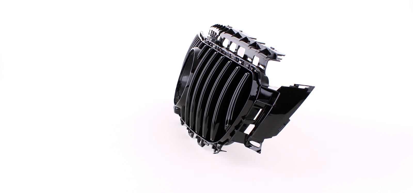 Grill passend voor Mercedes Benz E-Class W213 S213 C238 (2016+) GT-R Panamericana Design Zwart met 360 Cameraao-