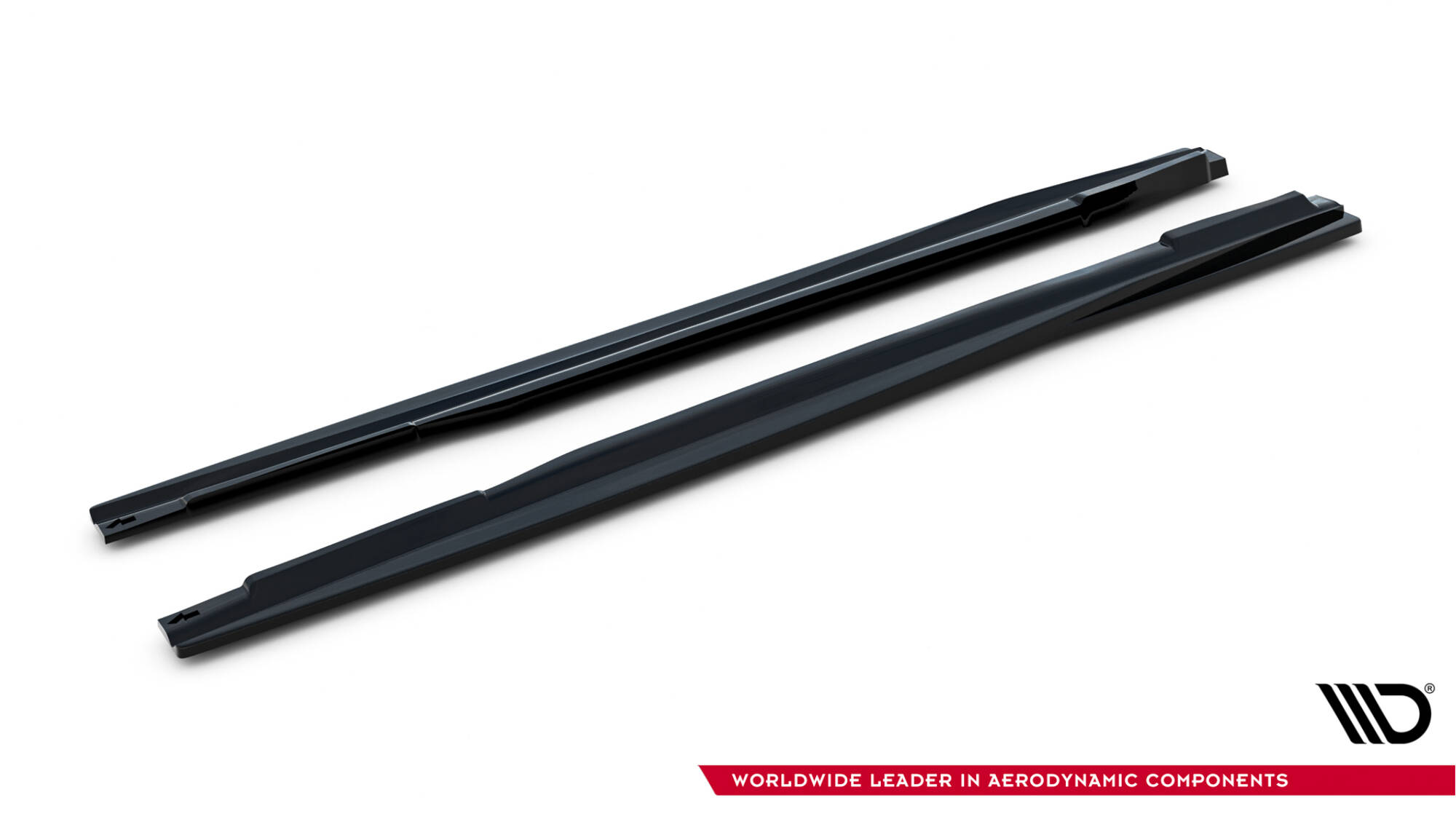 Zijskirts passend voor Mercedes-AMG GLE 53 / AMG-Line SUV / Coupe W167 Facelift / C167 Facelift Maxton Glanzend zwart