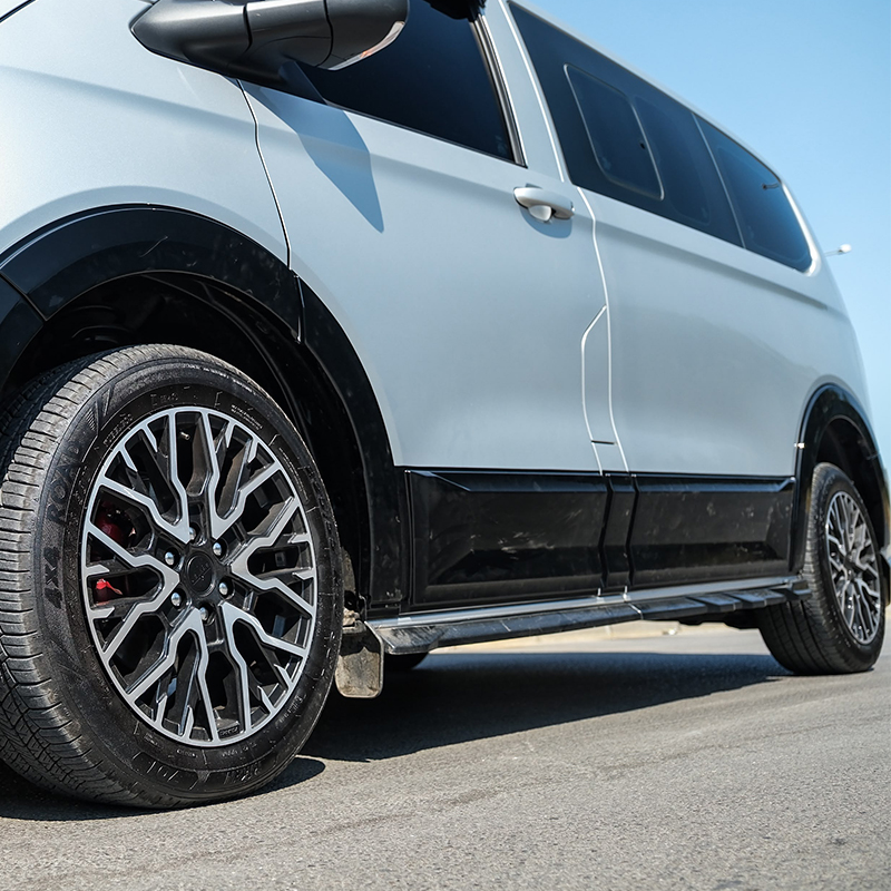 Oneway Body Cladding  Volkswagen Transporter T7 2024- (Short wheel base / All versions) - Gloss black
