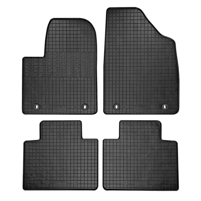 Rubber car mats set  MG (E)HS Plug-in Hybrid 2019- (4-pieces + fixing system)