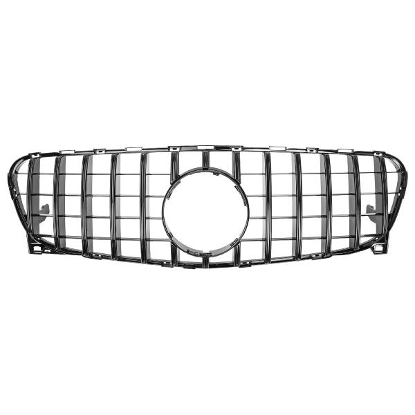 Grill passend voor Mercedes GLA X156 13-16 Glans Zwart