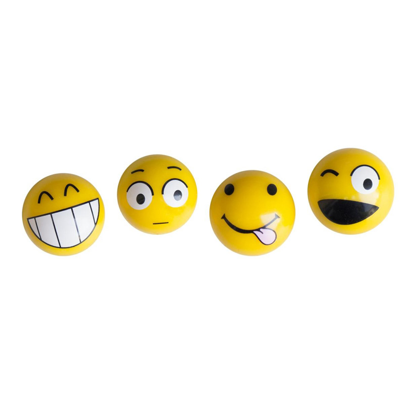 Simoni Racing Valve Caps Emoticons - Yellow - 4 pieces