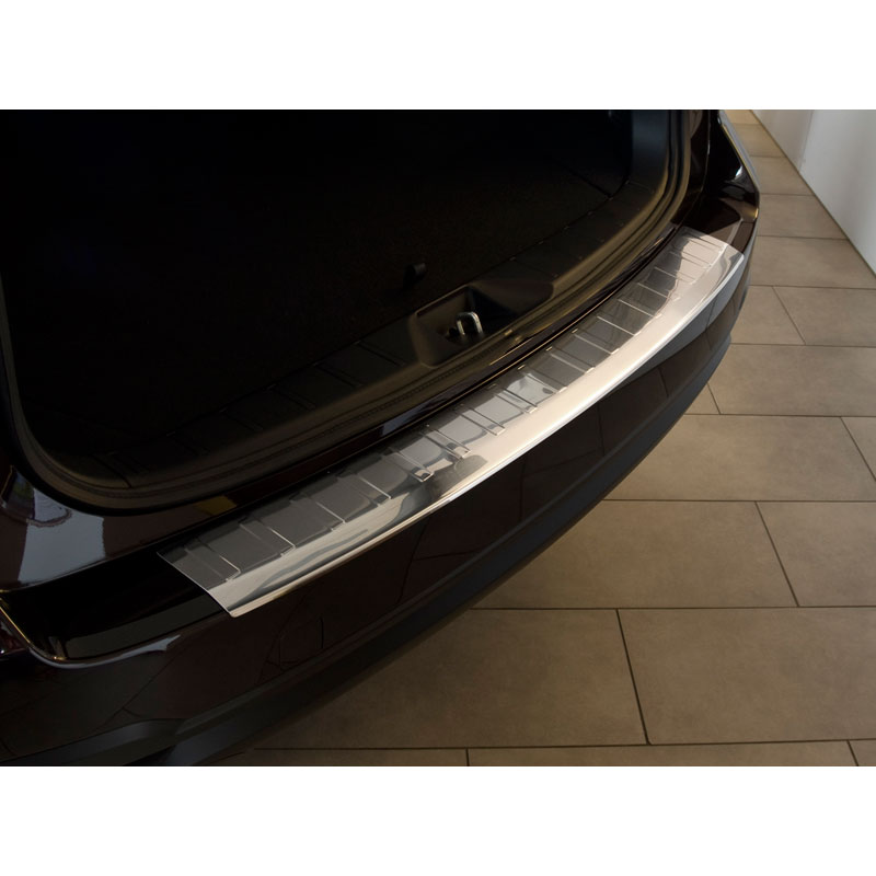 Stainless Steel Rear bumper protector  Subaru Forester IV 2012-2015 & FL 2015-2018 'Ribs'