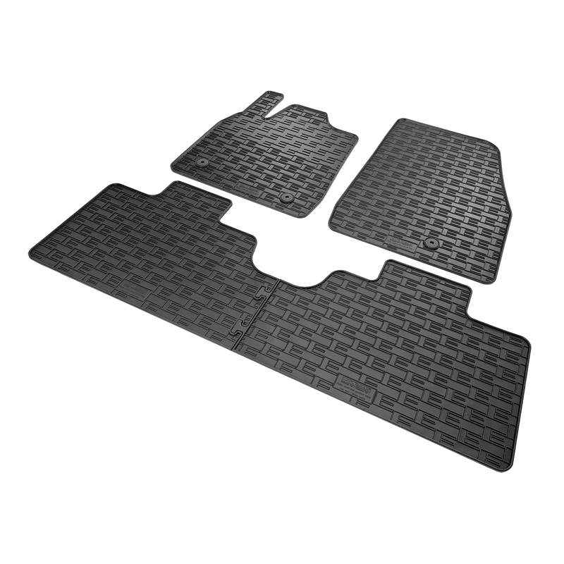 Rubber car mats set  Ford Mustang Mach E 2020- (4-pieces + fixing system)