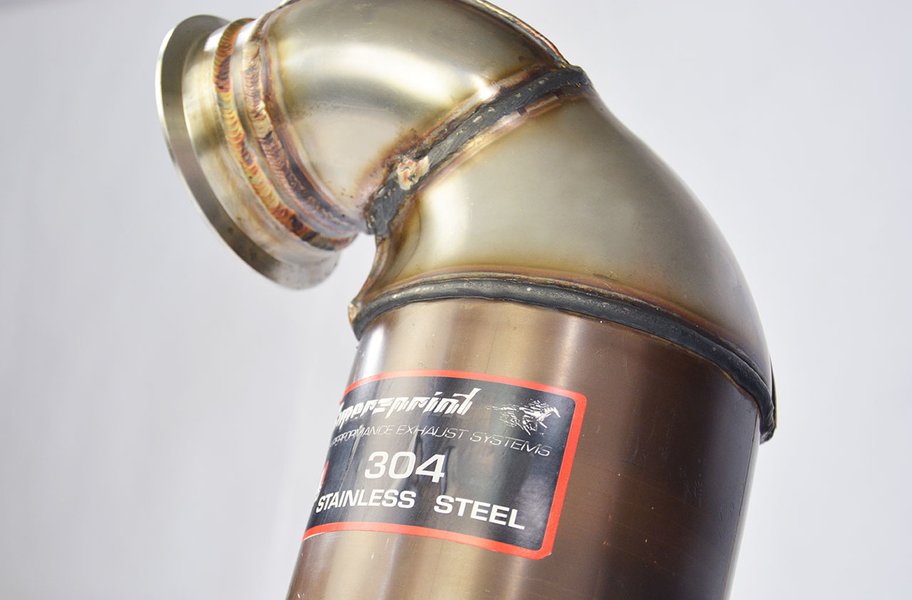 AUDI A3 8V 1.8 TFSI (180 Hp) 2013 -> 2015 Turbo downpipe kit + Metallic catalytic converter 200 CPSI