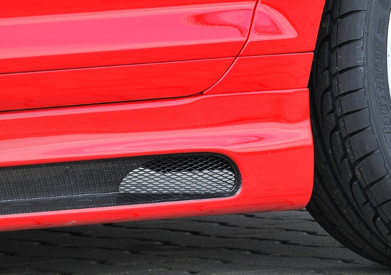 Sideskirts Audi A6 4B ABS Carbon-look Rieger