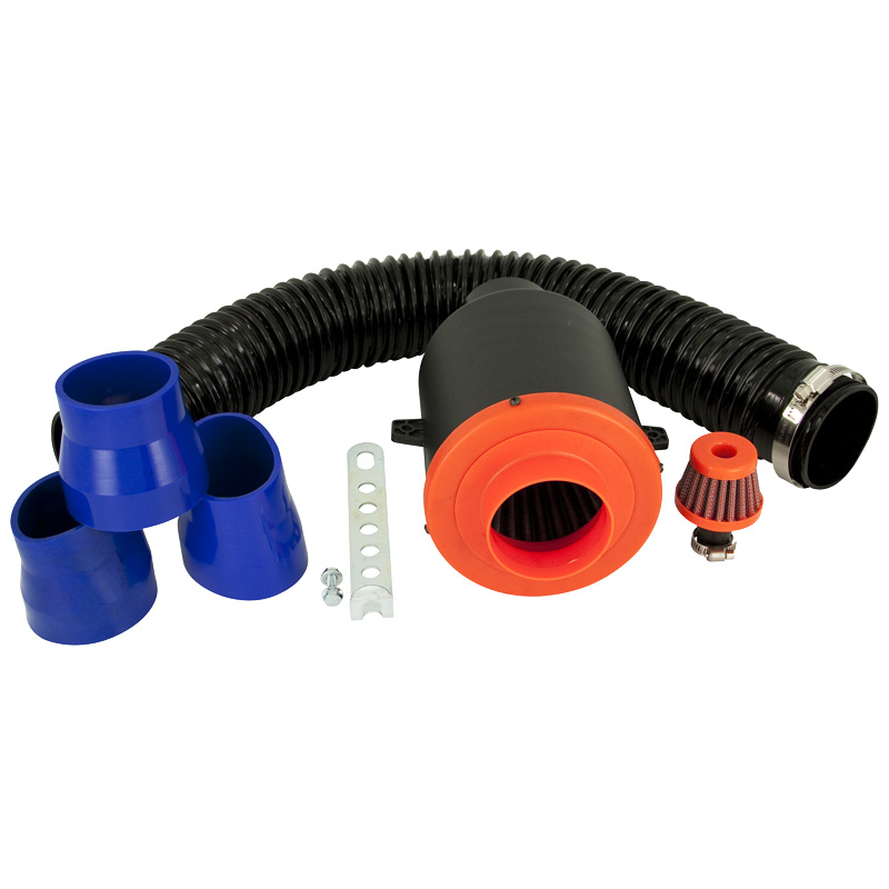 Universal Air filter system incl. 80cm Hose/Breather filter/3 Adapters 55mm/63mm/70mm