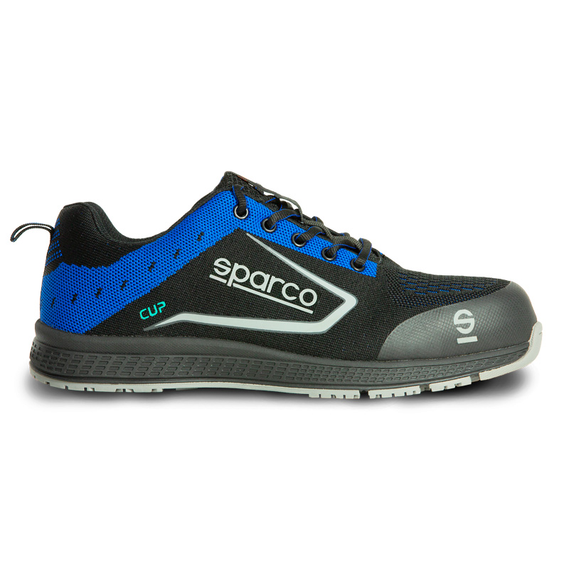 Sparco Lightweight Safety Shoes Cup S1P Ricard Black/Blue EU Size 37