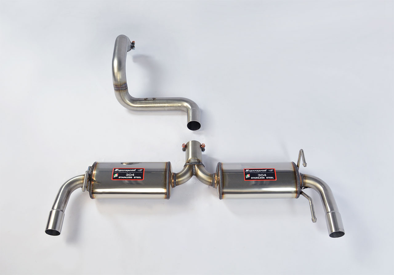 695 ABARTH 1.4T "Tributo Ferrari" (180 Hp) 2009 Rear exhaust Right - Left