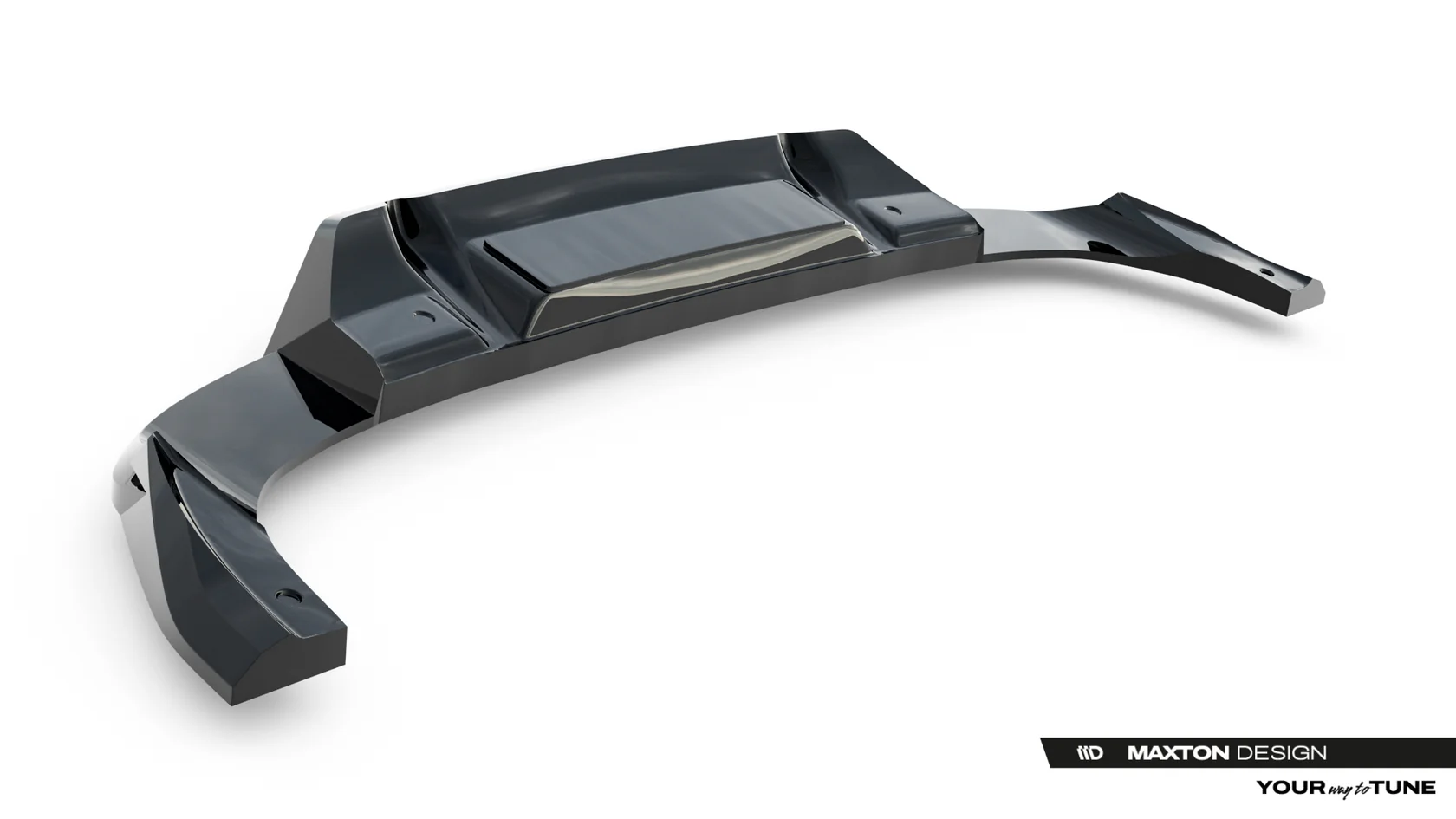 Diffuser passend voor Audi SQ5 Sportback / SUV Mk3 Maxton Glans Zwart