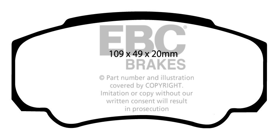 EBC Brakes FIAT BEDRIJFSWAGEN Ducato (1.8 ton) 2.3 TD 2003-2006