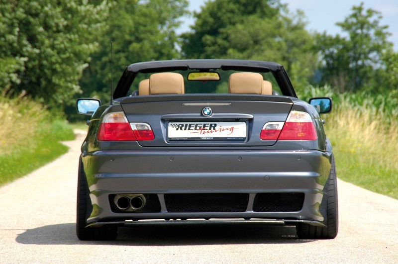 Spoilerzwaard voor Rearbumper M3 look BMW E46 Rieger