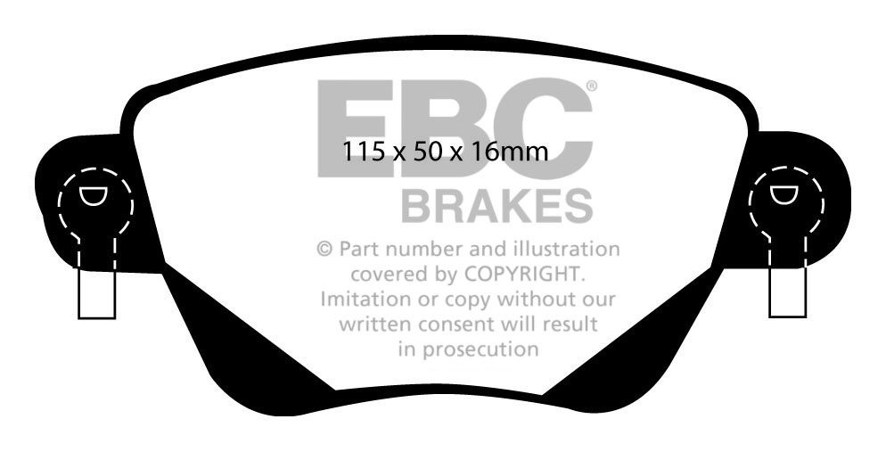 EBC Brakes FORD Mondeo (Sedan & Hatch) 2.2 TD 2004 Remblokken ac