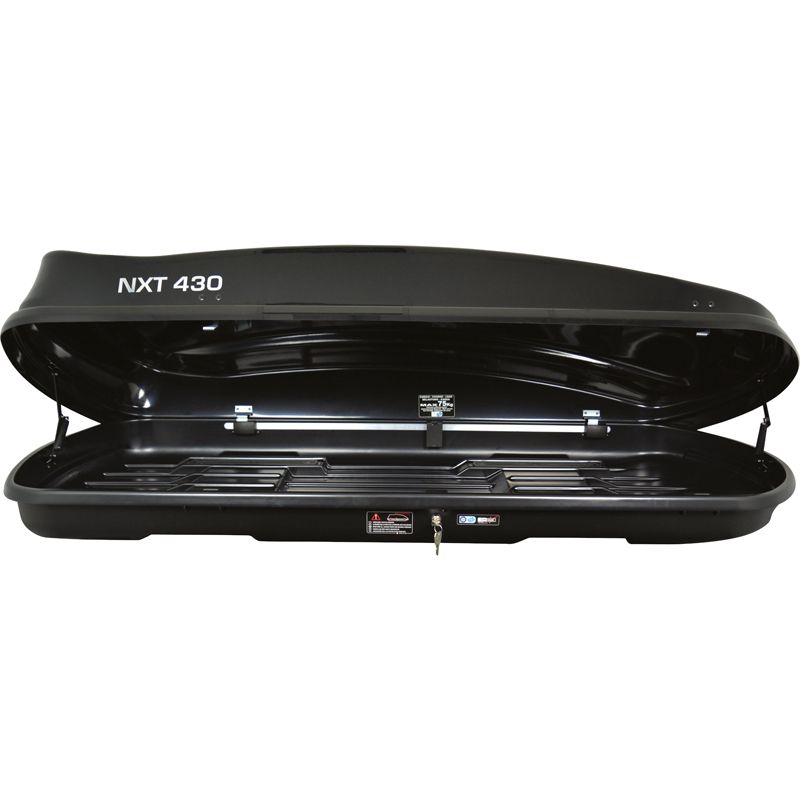 Twinny Load Roof box NXT 430 Liter Glossy-Black 190x78x38cm (Dual Side)