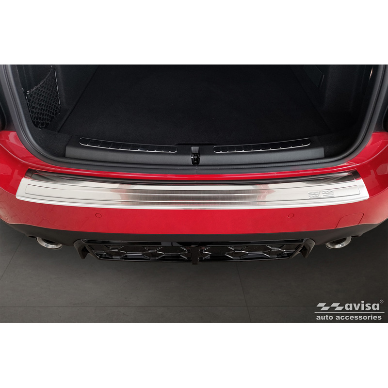 Stainless Steel Rear bumper protector  Mini Countrymann F60 FL 2020-2023 'British Flag'