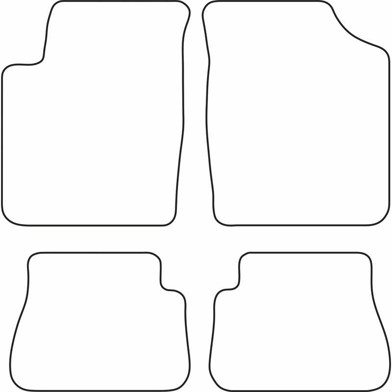 Set car mats  Kia Picanto 2004-2008