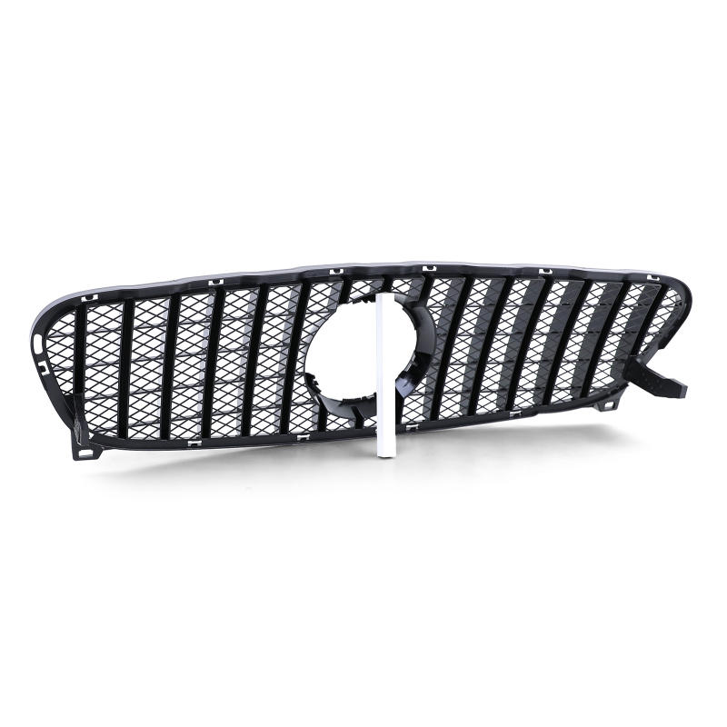 Grill passend voor Mercedes GLA X156 13-16 Glanzend Zwart