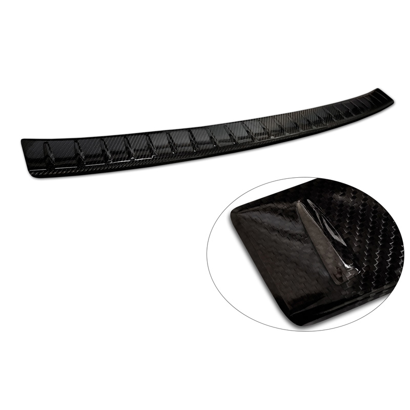 Real 3D Carbon Rear bumper protector  Mercedes GLC II (X254) 2022- 'Ribs
