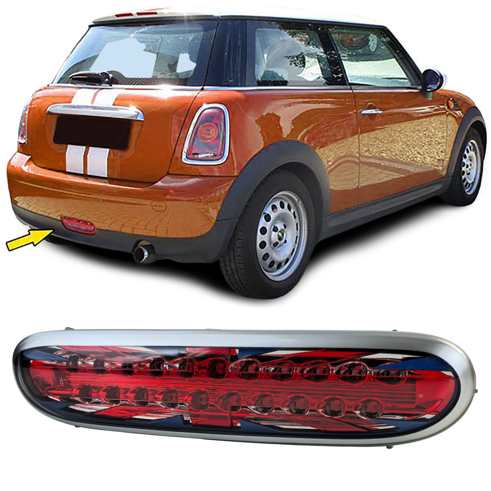 LED Neon Light Red Black for Mini R56 R57 Cabrio One Cooper D 06-10