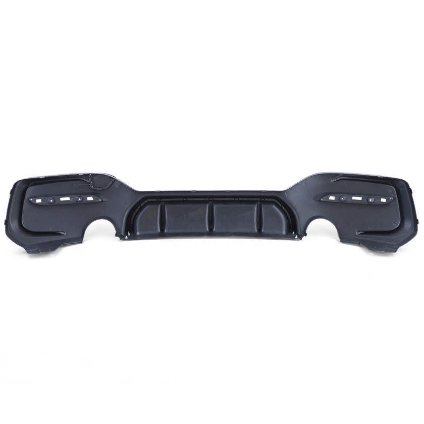 Diffuser passend voor BMW 1-Serie F20 / F21 Facelift M-Pakket Glans Zwart