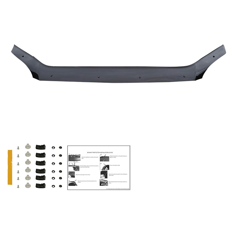 Bonnet Protector  Ford Transit MK7 2006-2014 - Gloss black