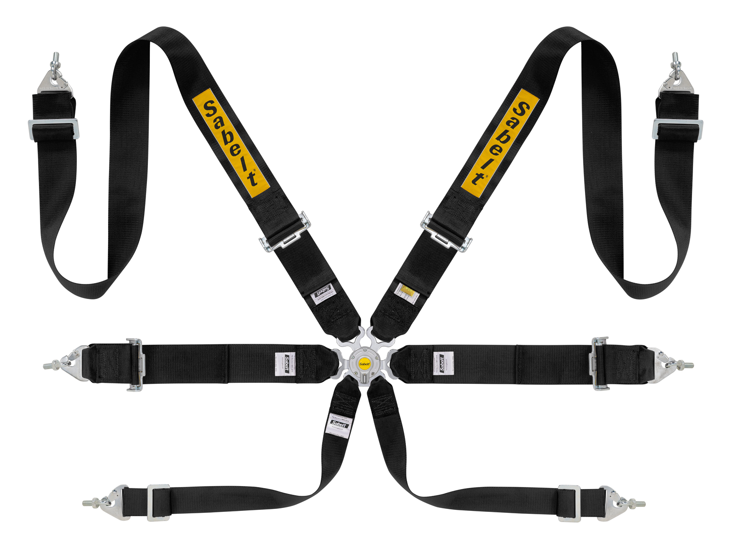 Sabelt Gordel 4 Punts Steel 3 Inch-2 Inch
