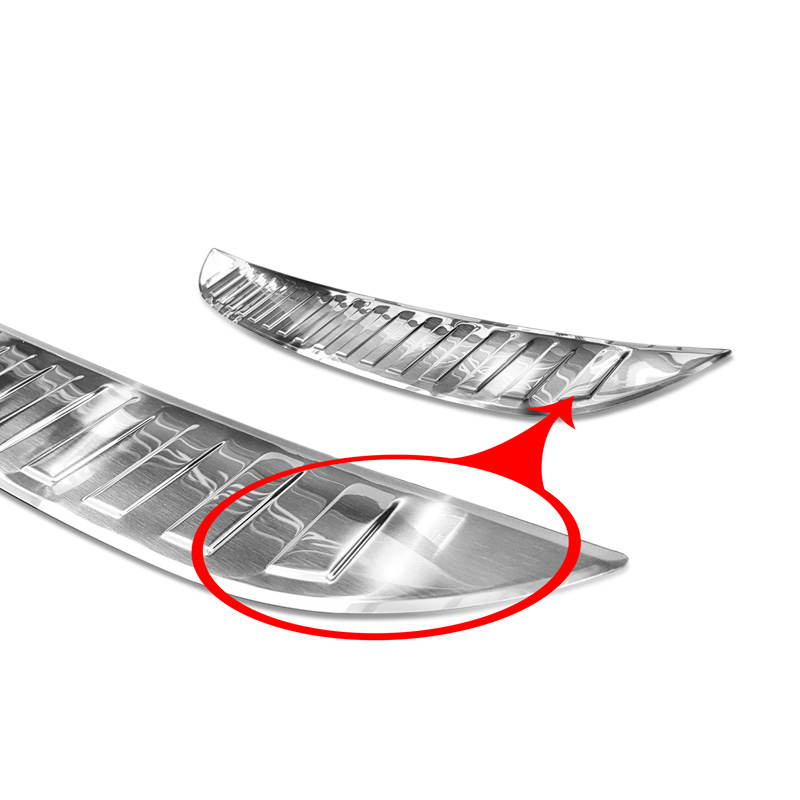 Stainless Steel Rear bumper protector  Mazda CX-3 2015-2022 'Ribs'