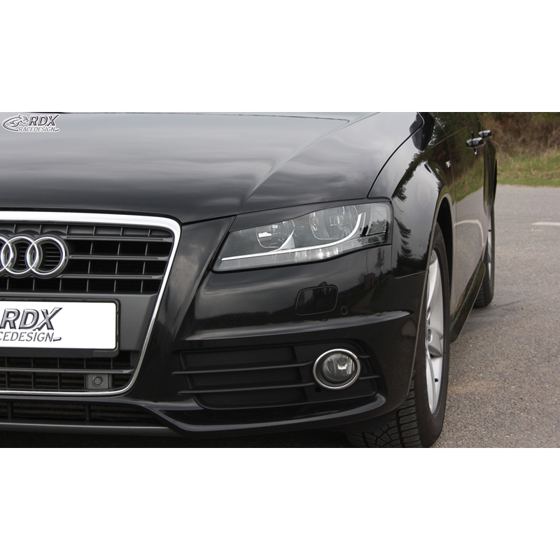 Head light spoilers  Audi A4 B8 2008-2012 (ABS)
