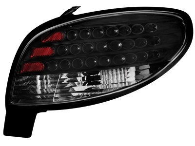Taillights Peugeot 206 LED black SPECIAL PRICE