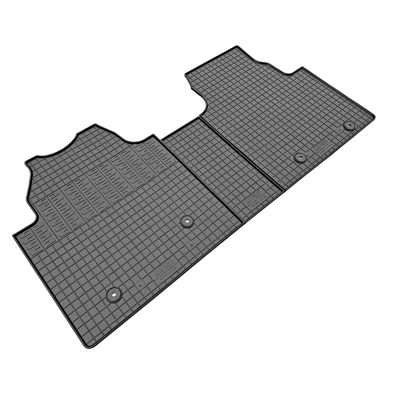 Rubber car mats set  Ford Tourneo Custom (V710) 2023- (3-pieces + fixing system)