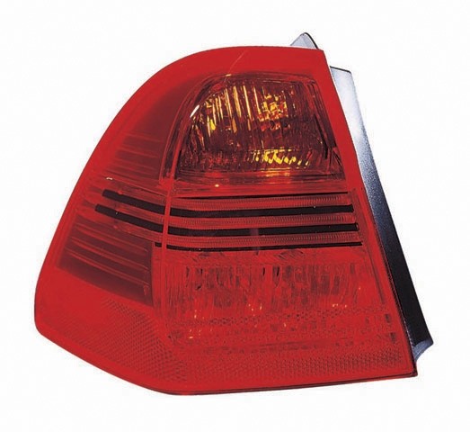 Achterlicht rechts E91, 05-08 ROOD/ORANJE/BUITENZIJDE