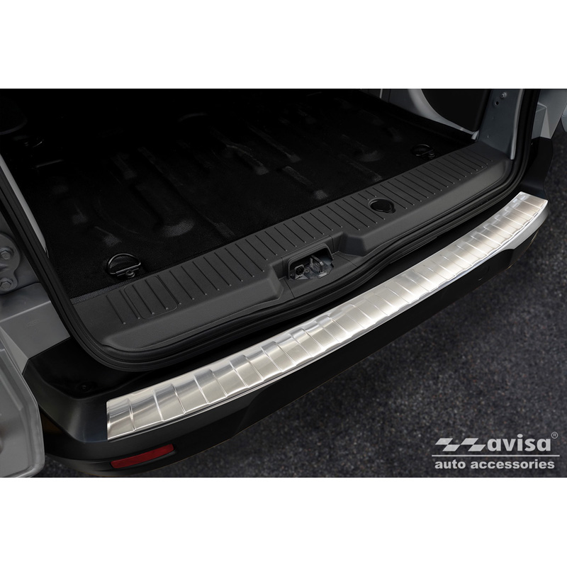 Stainless Steel Rear bumper protector  Ford Tourneo Connect II/Transit Connect II 2014-2017 & FL 2017-2022 'Ribs'