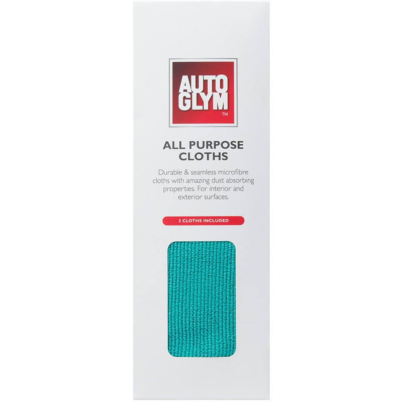 Autoglym All Purpose Cloths - Three-piece Set