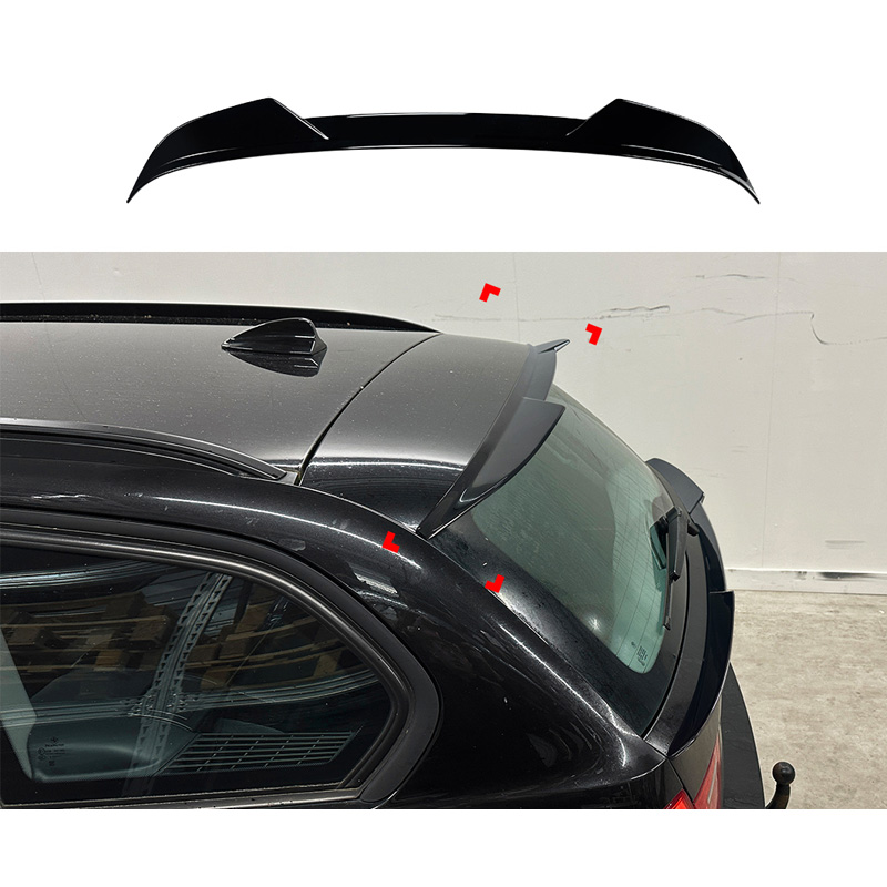 Roof spoiler (Spoiler Cap)  BMW 3-Series E91 Touring 2005-2012 (ABS Glossy Black)