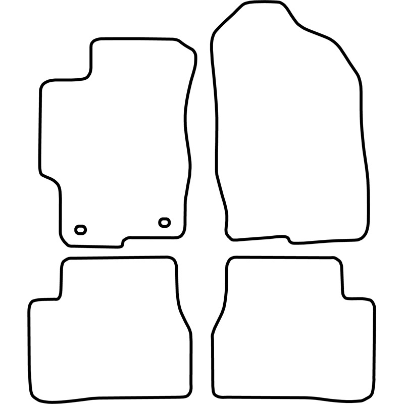 Set velour car mats  Mazda 6 2002-2007