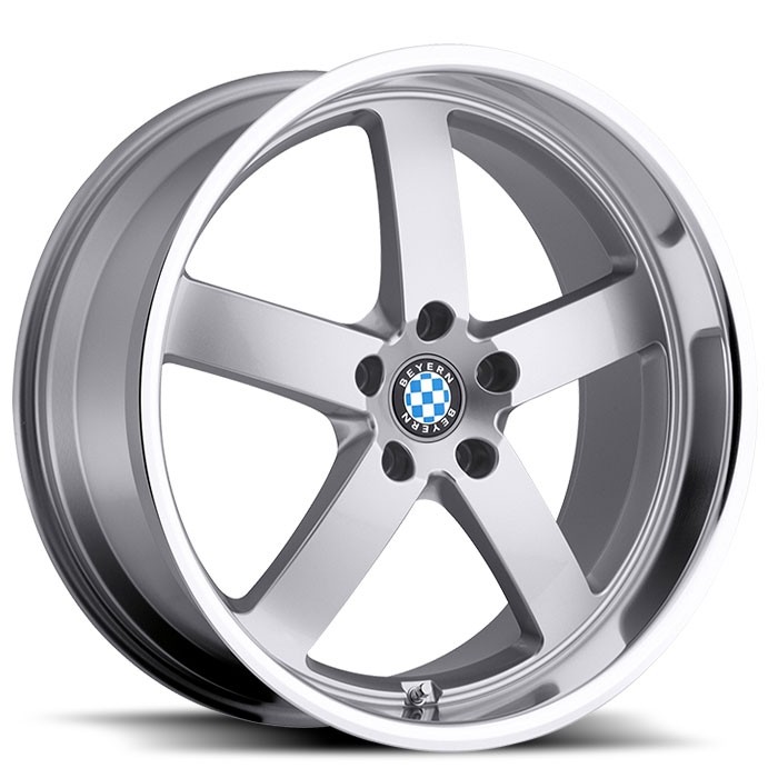Velgen Beyern Rapp 18x9,5 5x120 ET25 Zilver + Machined Rand