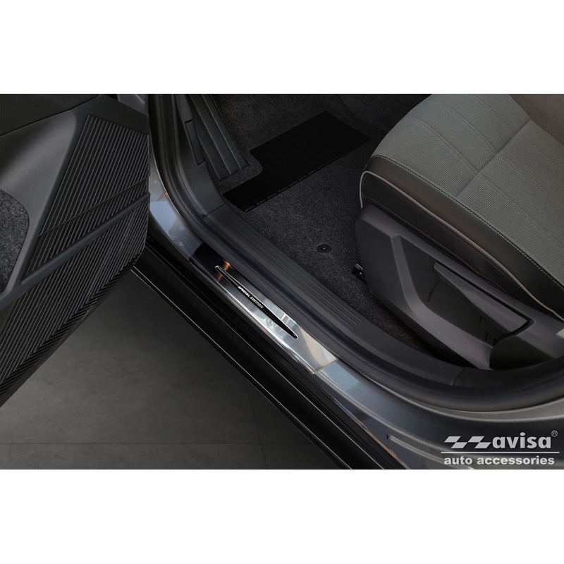 Inox door sill protectors  Renault Megane E-Tech 2022- - 'Special Edition' - 4-pieces