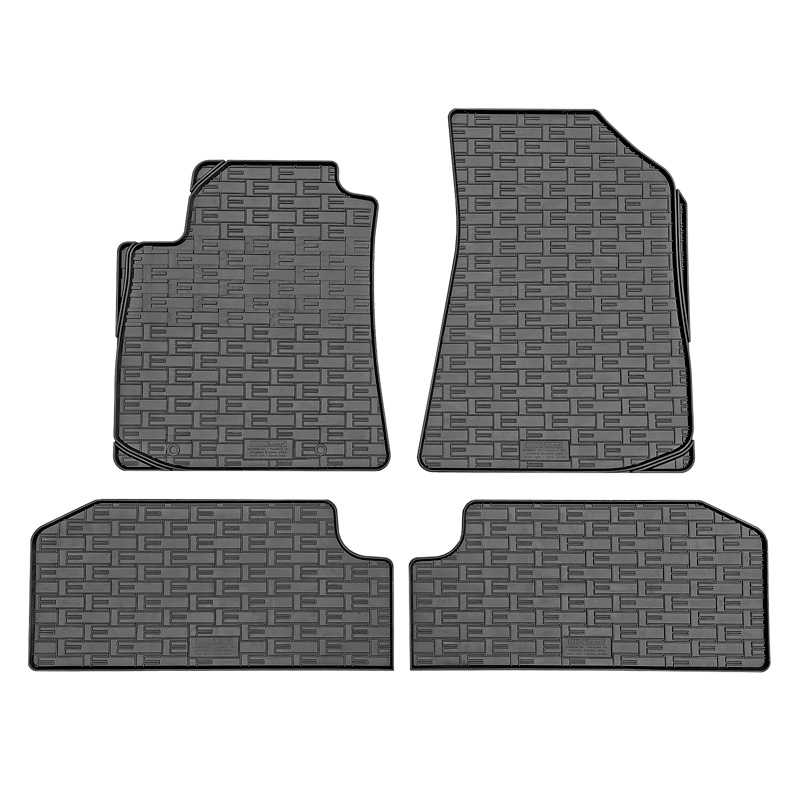 Rubber car mats set  Hyundai e-Kona II (EV) 2023- (4-pieces + fixing system)