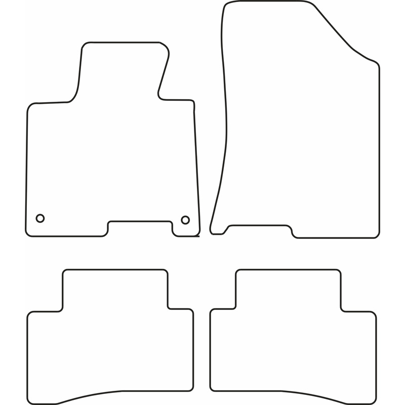 Set car mats  Kia Sportage V 2021- excl. Hybrid