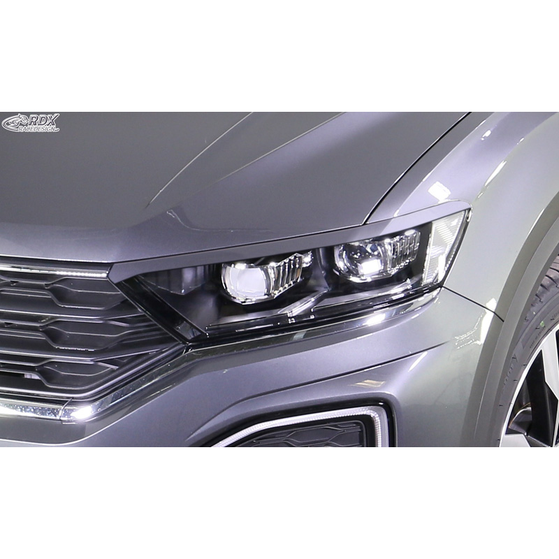 Head light spoilers  Volkswagen T-Roc (A1) 2017-2021 (ABS)