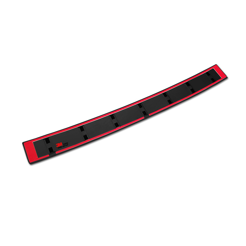 Black Stainless Steel Rear bumper protector  Skoda Fabia III Combi 2014-2018 'STRONG EDITION'