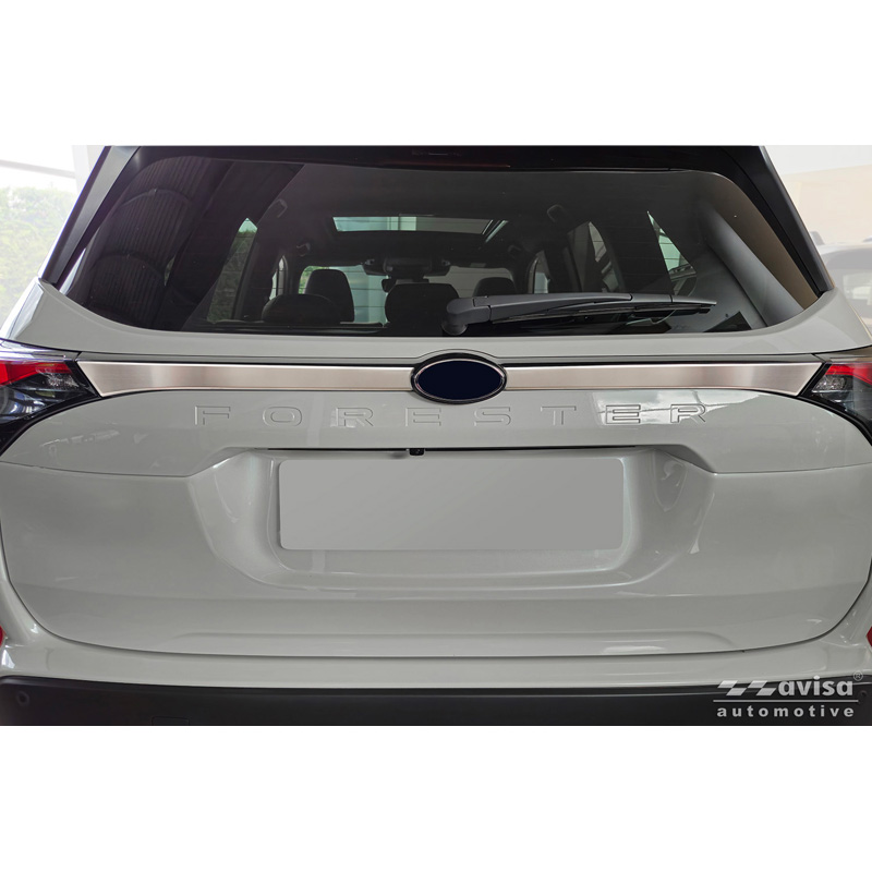 Avisa Brushed Stainless Steel Trunk Tailgate Trim Cover  Subaru Forester VI (SL) 2024-