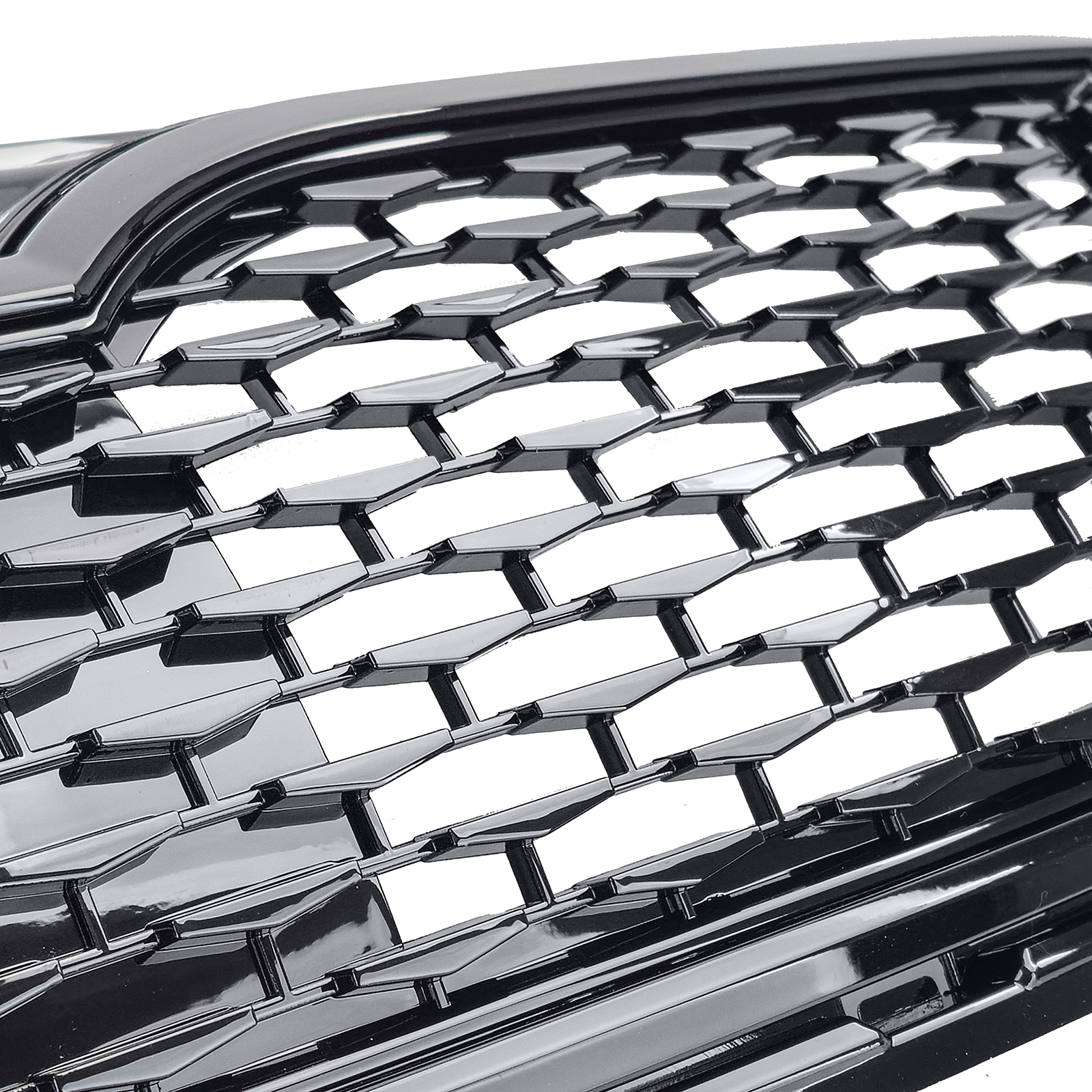 Grill passend voor Skoda Octavia 5E Facelift 2017-2020 glanzend zwart