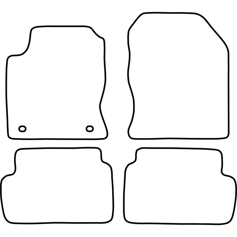 Set car mats  Ford Focus 1998-2002