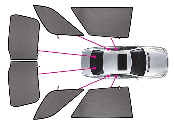 Privacy Shades BMW 7 serie sedan 2002-2008