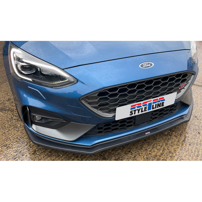RGM Front spoiler  Ford Focus IV ST & ST-Line 2018- - Black (ABS)