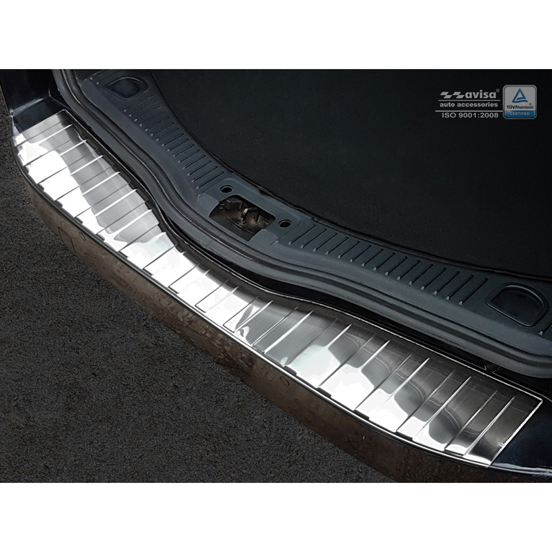 Stainless Steel Rear bumper protector  Ford Mondeo Wagon 2007-2010 'Ribs'