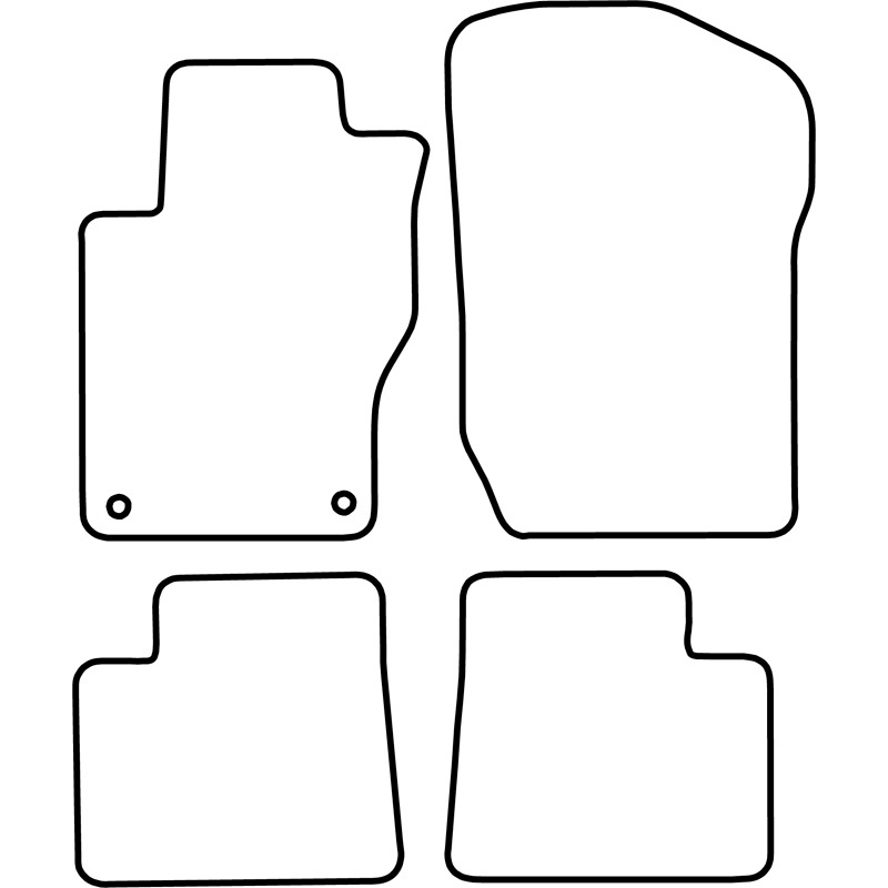 Set car mats  Mercedes GL X164 2006-