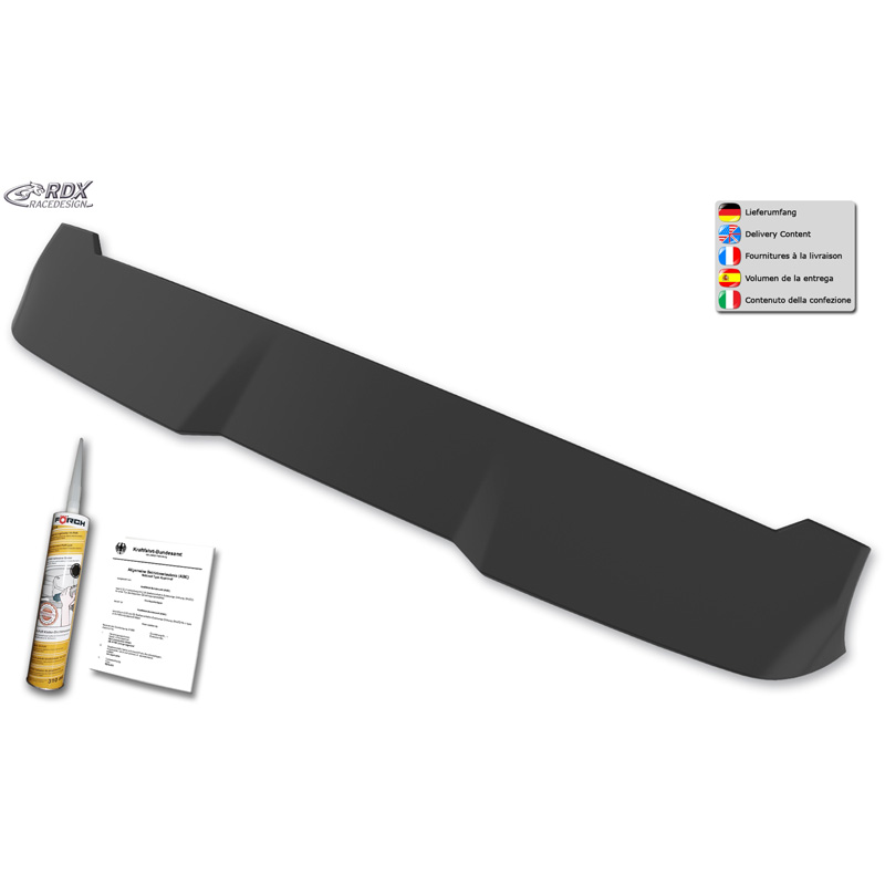 Roof spoiler  Citroën Jumper 2003- / Fiat Ducato 2003- / Opel Movano 2022- / Peugeot Boxer 2003- (H1) (PU)