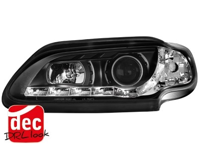 Headlights Renault Megane 96-99 LED Devil Eyes Dayline black